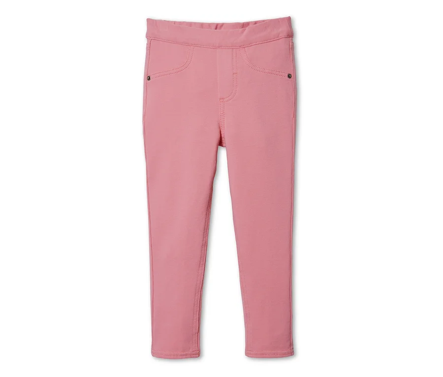 Rosa Treggings auf weißem Hintergrund.