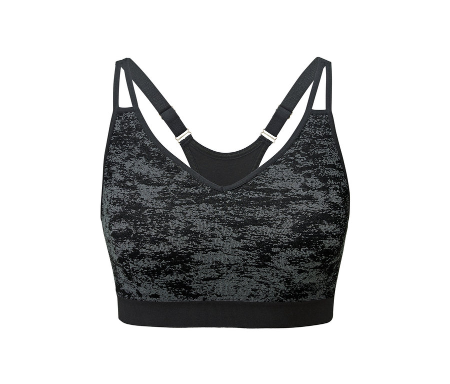 Ein grauer Sport-Bustier.