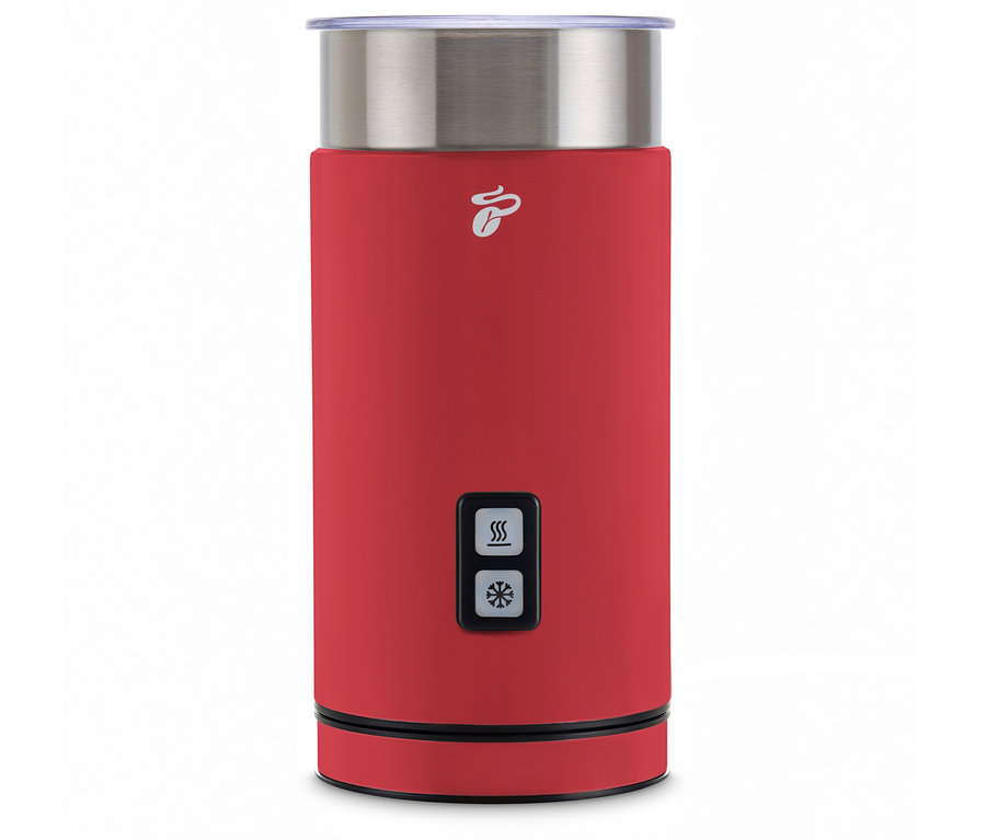 Elektrischer Milchaufschäumer, rot