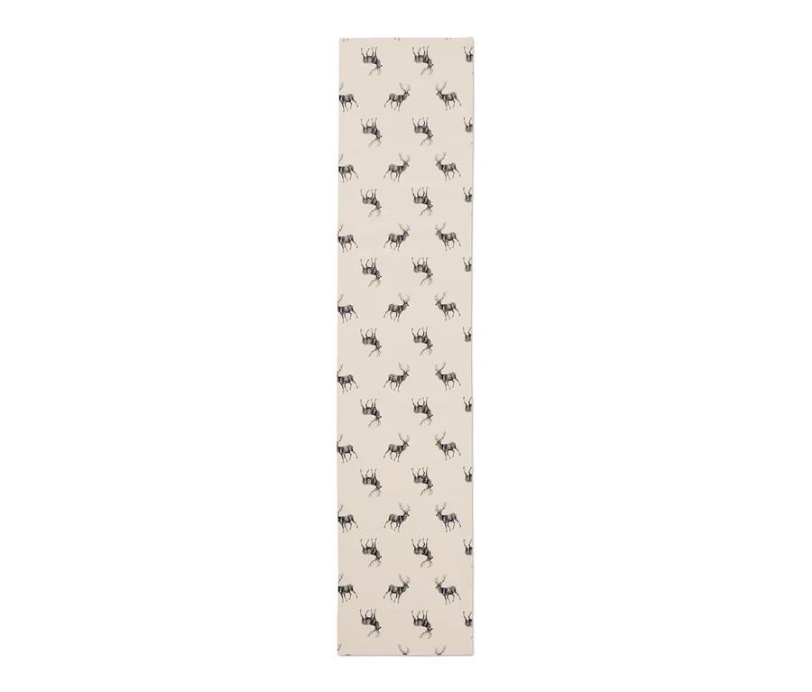 Tischläufer, Hirsch-Alloverprint.