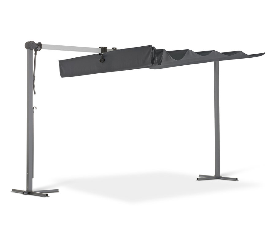 Leco Sonnendach, 400 x 250 cm, anthrazit.