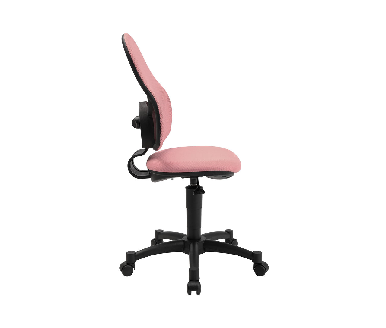 Detailansicht eines Topstar Stuhls »Open Art Junior«, rosa, von der Seite.
