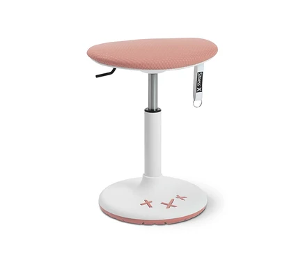 Nahaufnahme des Topstar Kinderhockers »XStool 20« in Rosa.