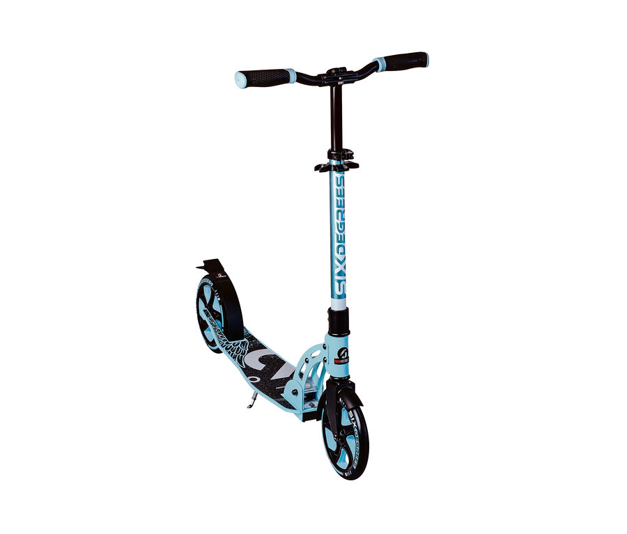 Blauer SIX DEGREES Aluminium-Scooter, 205 mm.