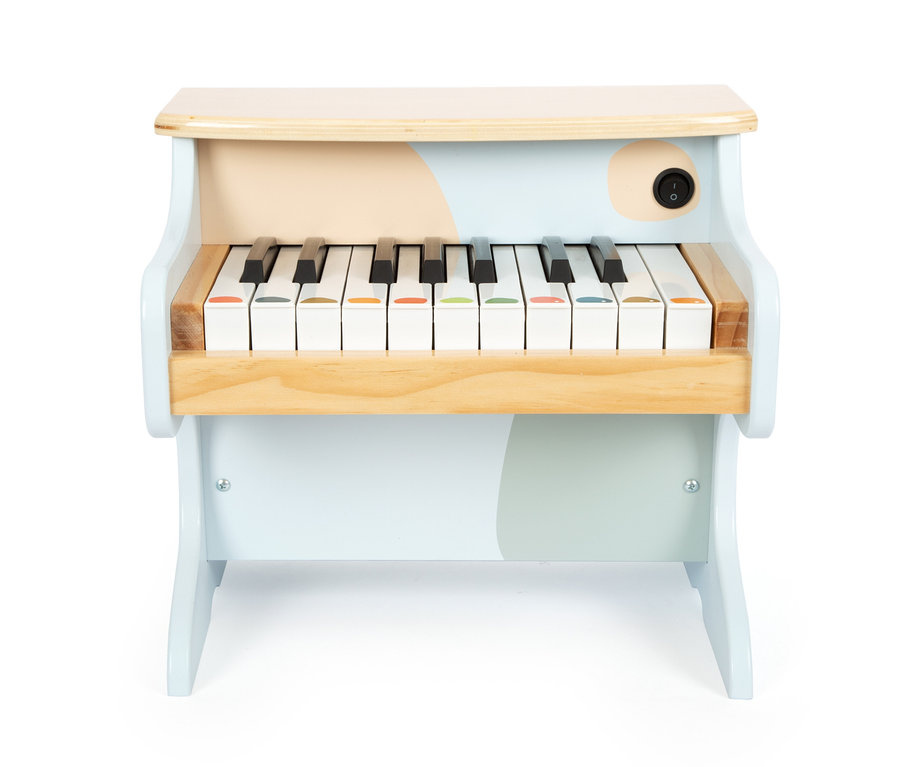 Ein Kinderklavier »Groovy Beats« von small foot auf weißem Hintergrund.