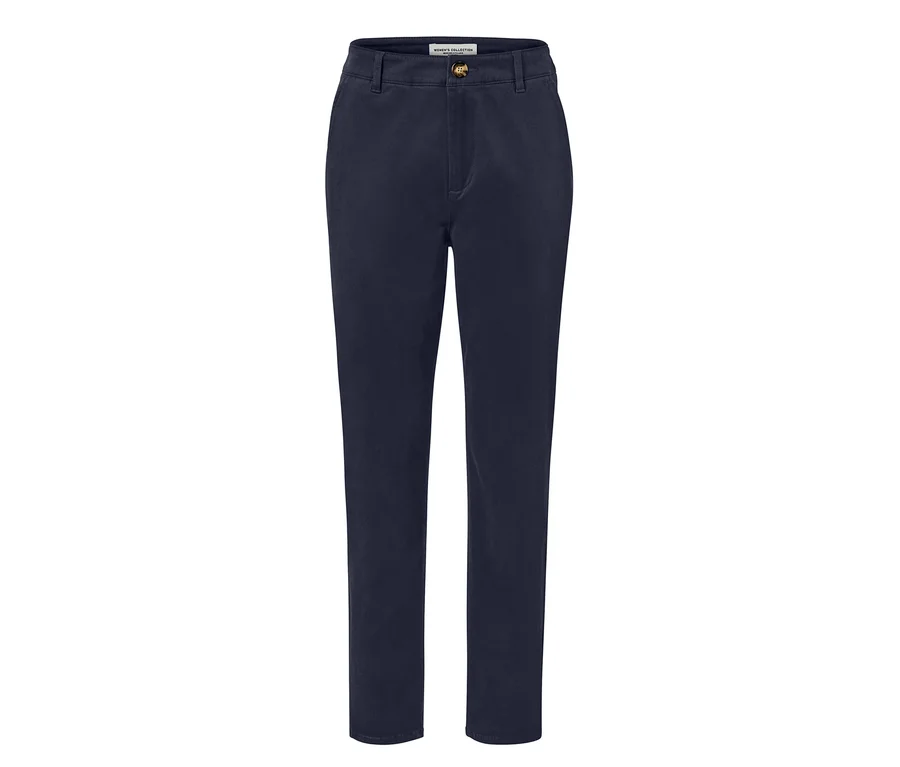 Dunkelblaue Chino.