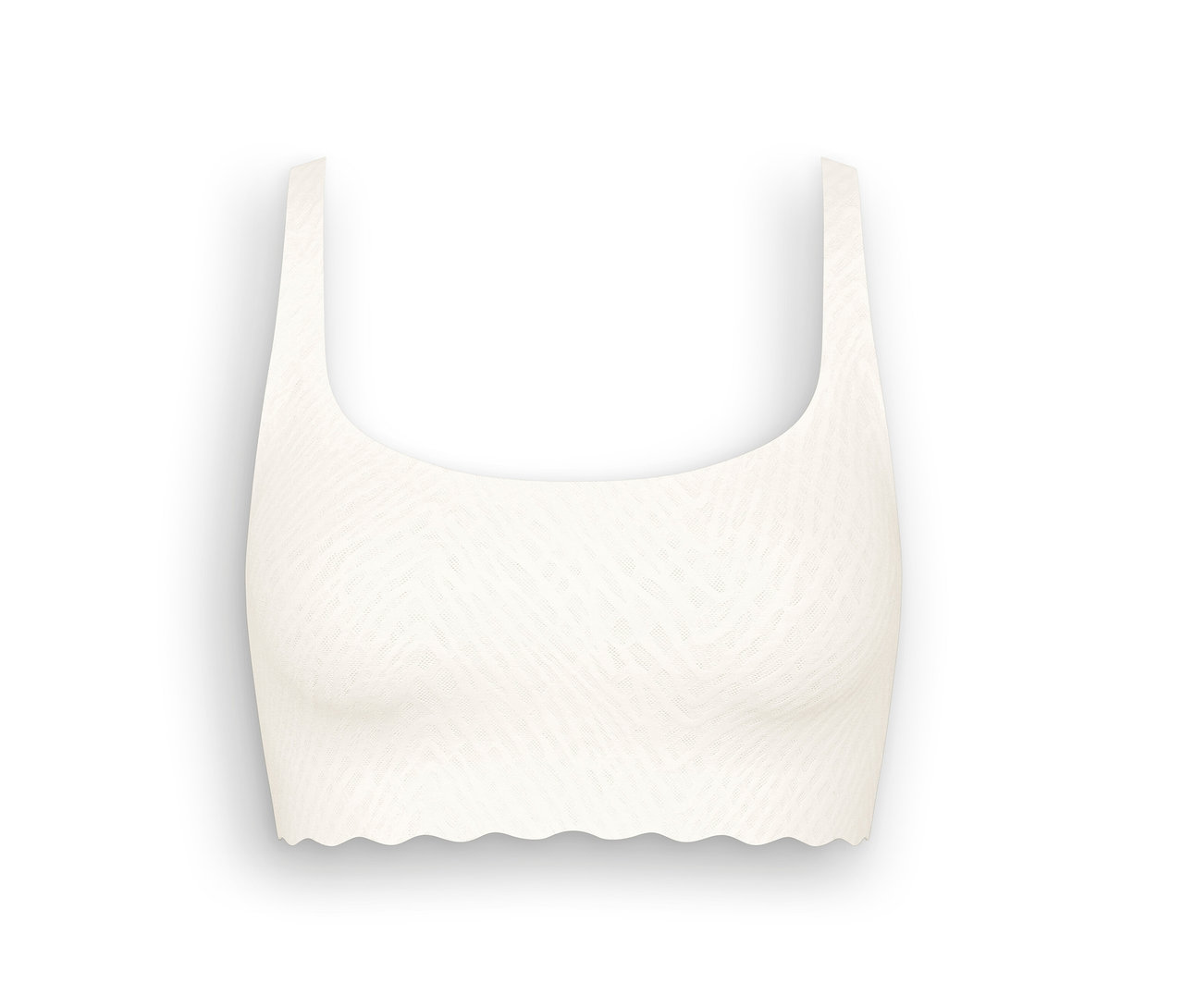 Weißes Sloggi ZERO Feel Bliss Top.