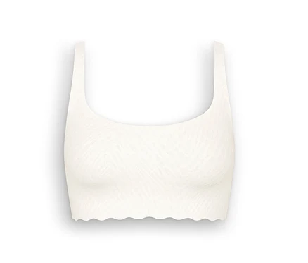 Weißes Sloggi ZERO Feel Bliss Top.