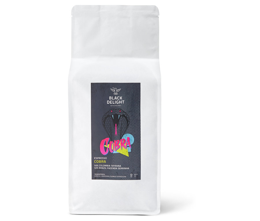 Black Delight - COBRA Blend Espresso - 1 kg Ganze Bohne