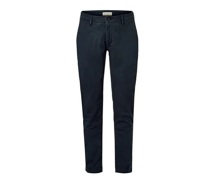Marineblaue Chino.