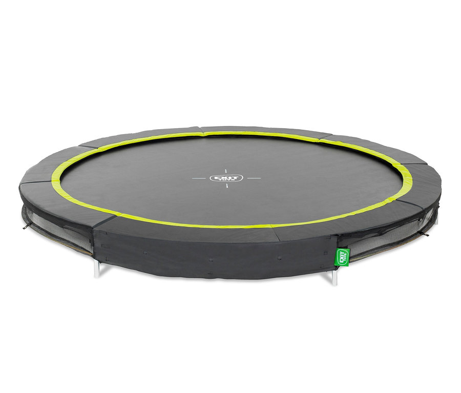 Ein EXIT Bodentrampolin »Silhouette sports«, Ø ca. 244 cm.