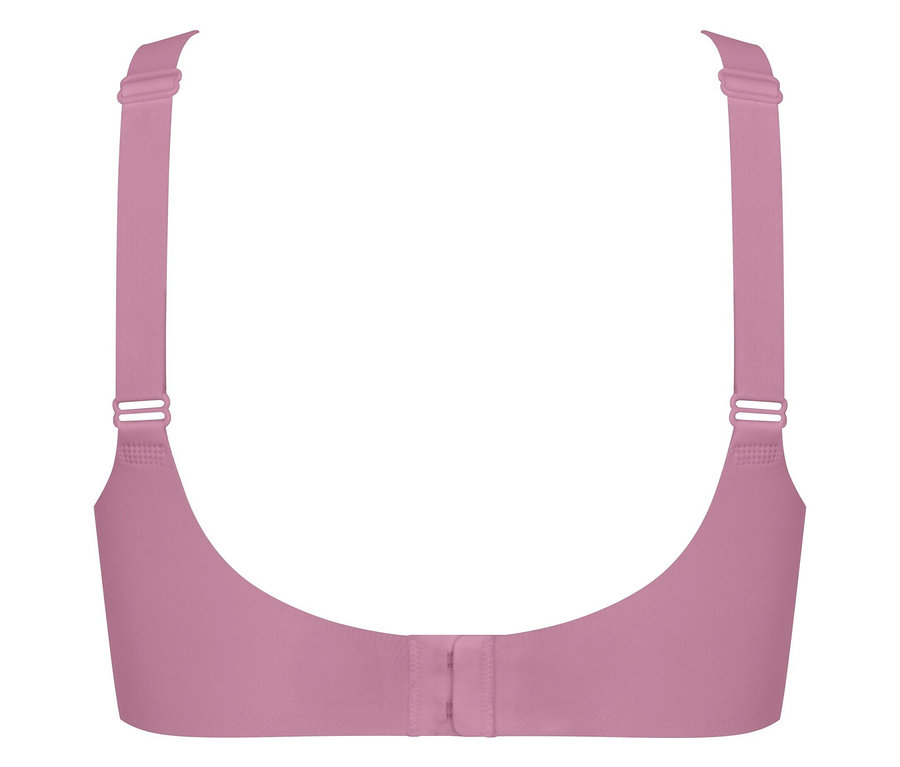 Detailansicht der Rückseite eines lila sloggi ZERO Feel 2.0 Soft-BHs.