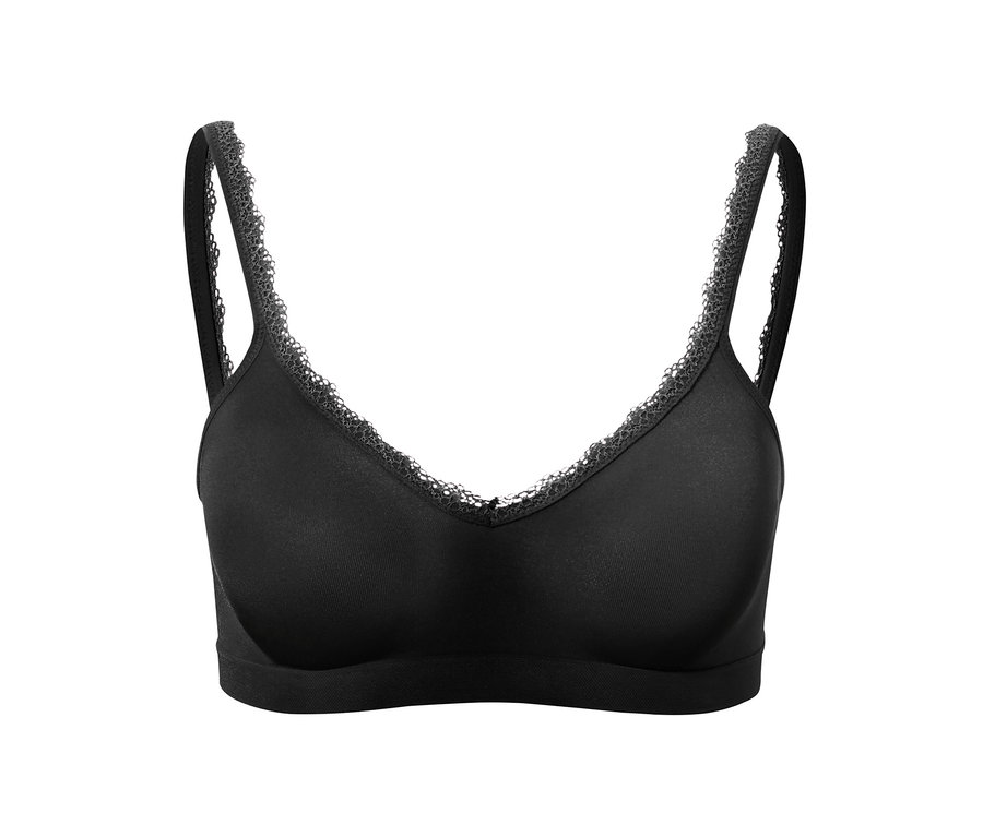 Schwarzer Seamless-Soft-BH.