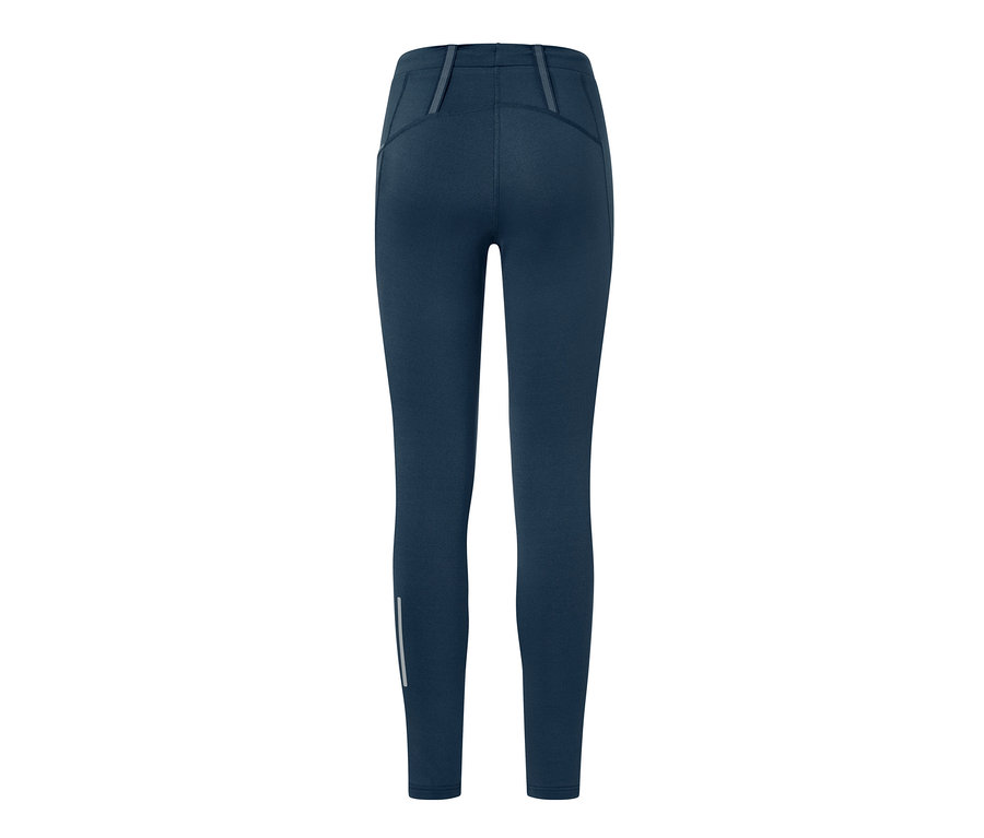 Dunkelblaue Thermo-Lauftight.
