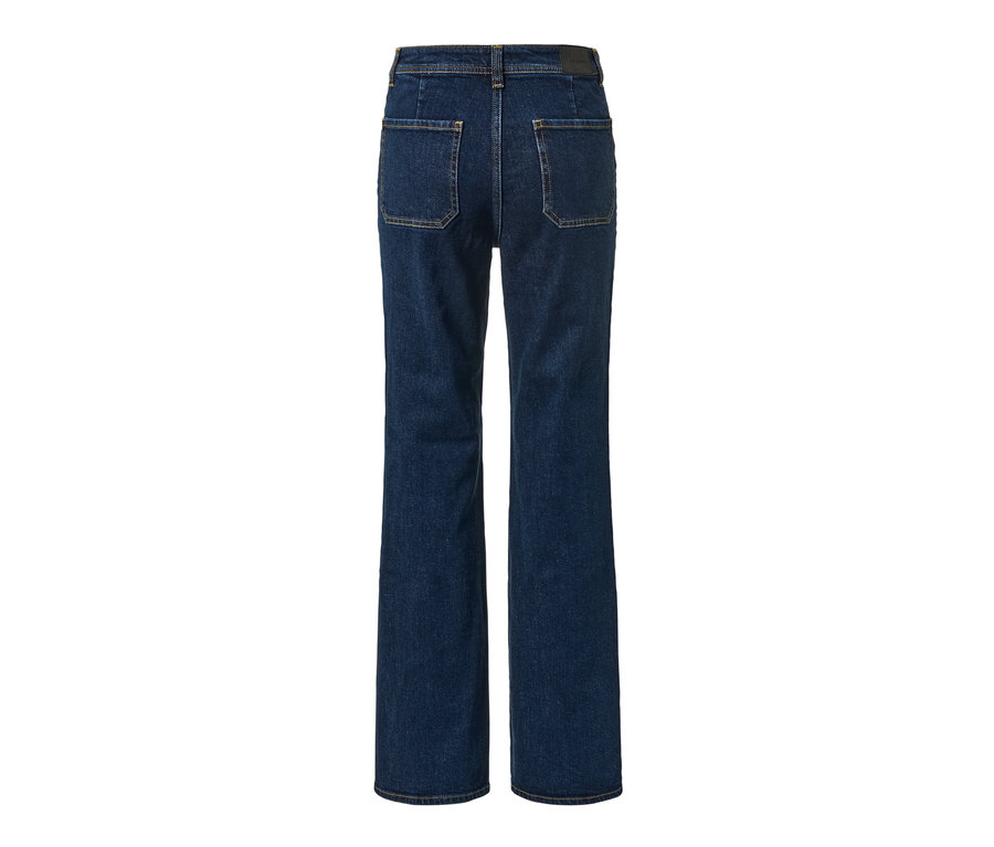 Detailansicht der Rückseite einer Flared Jeans – Fit »Cara«.