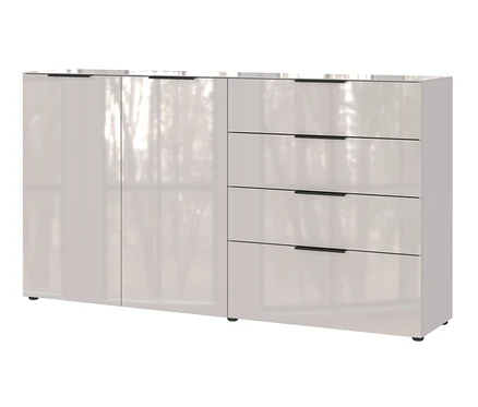 Ein Sideboard »Oakland« mit zwei Türen und vier Schubladen in Kaschmir.