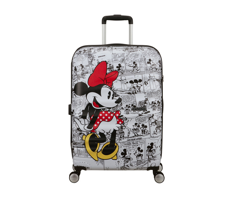 American Tourister Wavebreaker »Minnie Mouse«, mittelgroßer Koffer mit Comic-Motiv.