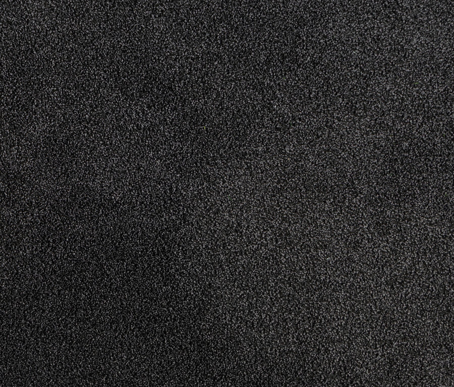 Nahaufnahme eines anthrazitfarbenen Teppichs »Jane«.