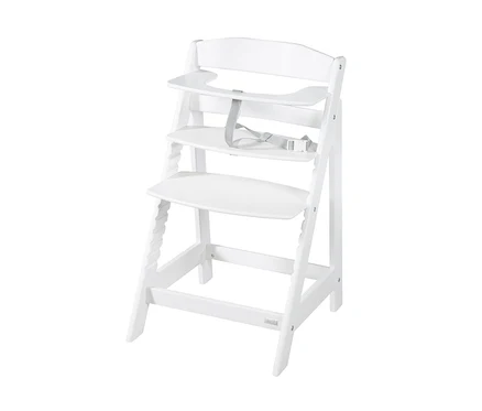 Weißer roba Treppenhochstuhl »Sit Up Flex«.