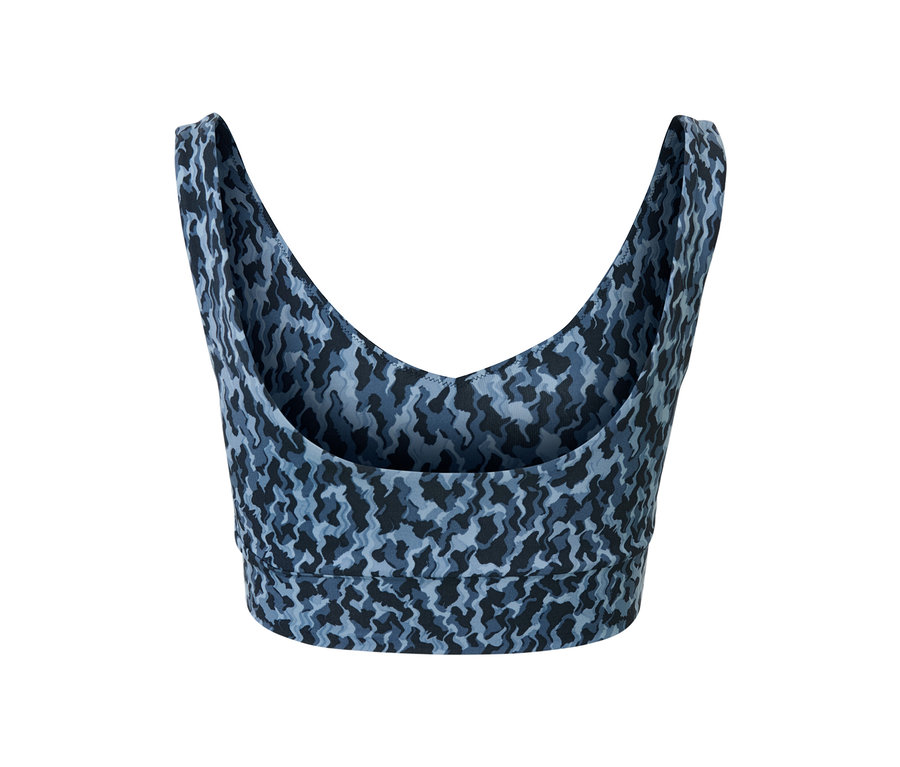 Sport-Bustier mit Alloverprint.