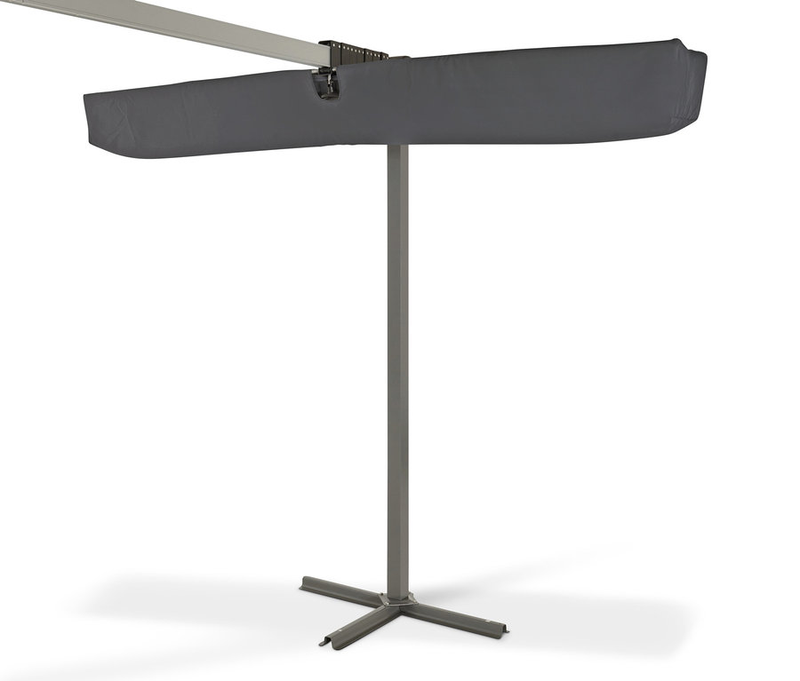 Leco Sonnendach, 400 x 250 cm, anthrazit.