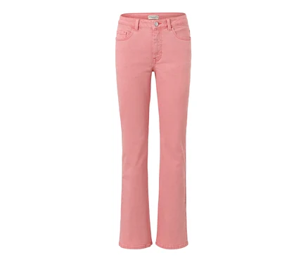Korallenfarbene Bootcut Jeans ‒ Fit »Lou«.