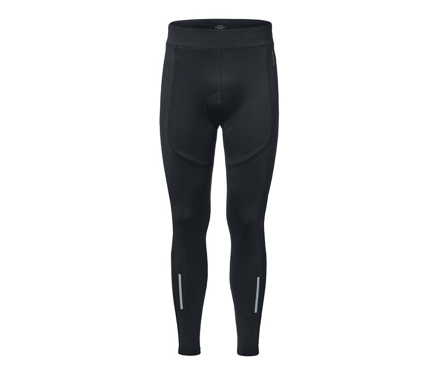 Schwarze Fahrradhose.