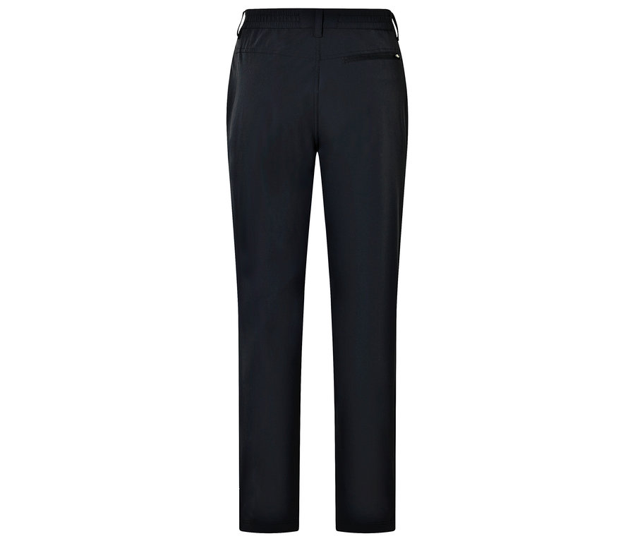 Rückansicht einer schwarzen Hose.