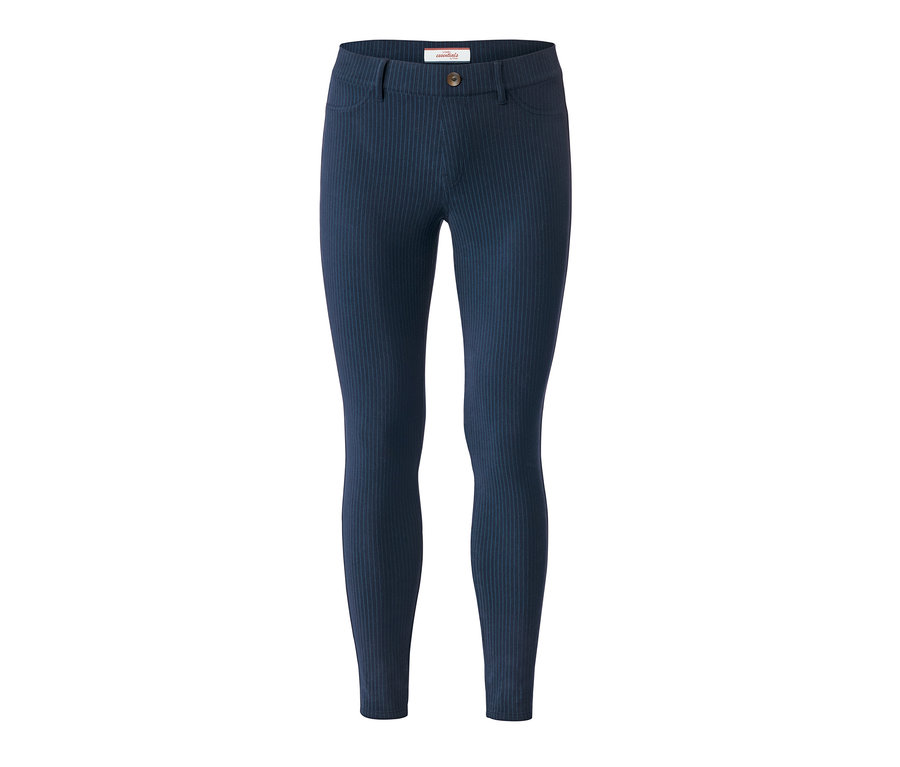 Gestreifte Jeggings.