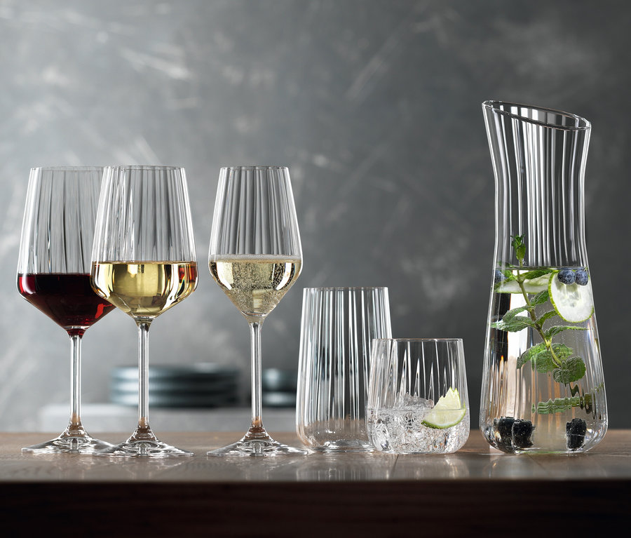 Spiegelau Lifestyle Gläser: 8er-Sets an Weißwein-, Champagner-, Rotwein-, Becher- und Longdrinkgläser.