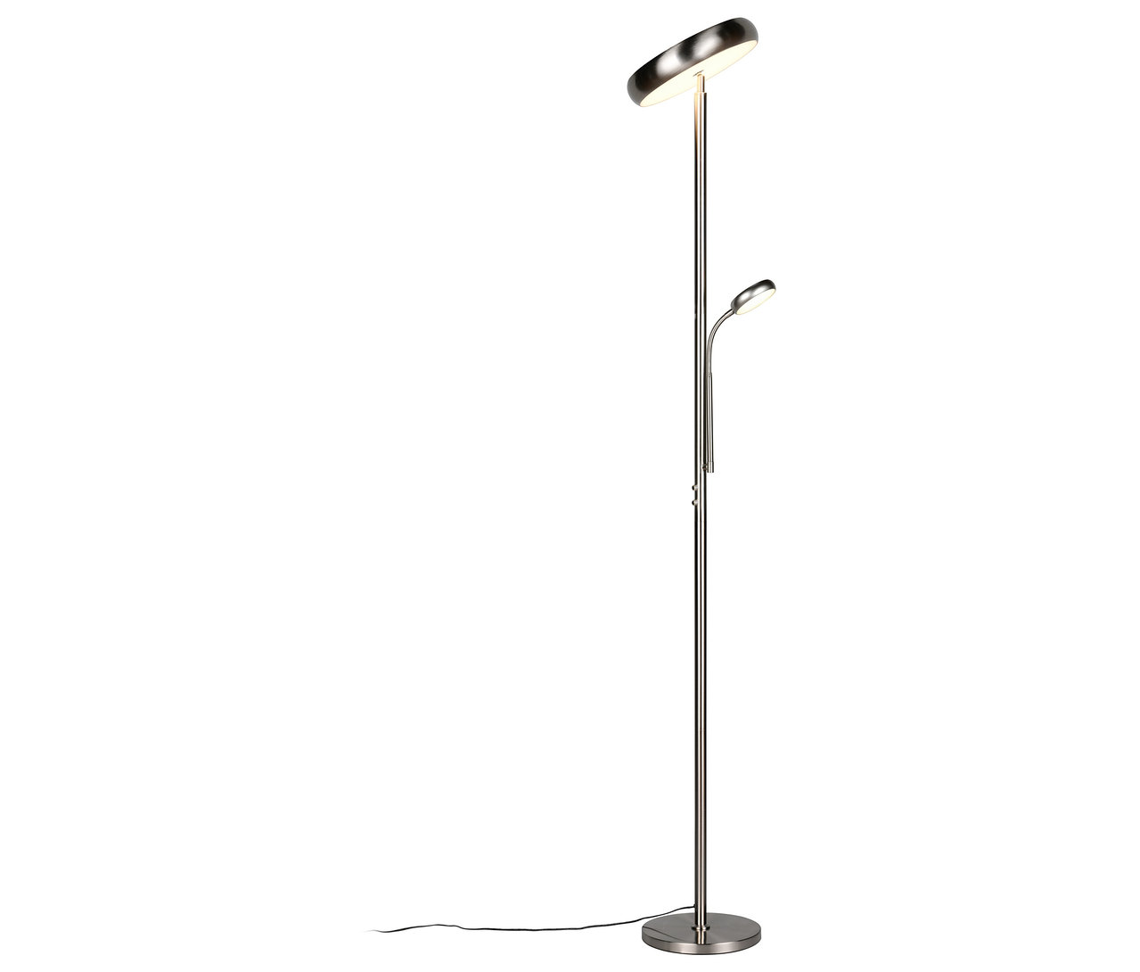 Trio Stehleuchte »Palermo«, nickelfarben.