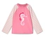 Rosa langärmliges Shirt mit Seepferdchen-Motiv.