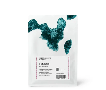 Verpackung Hoppenworth &amp; Ploch - Lambari Espresso - 250 g Ganze Bohne.