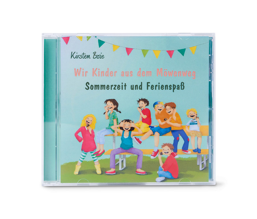 Cover des CD-Hörbuchs »Wir Kinder aus dem Möwenweg – Sommerzeit und Ferienspaß«.