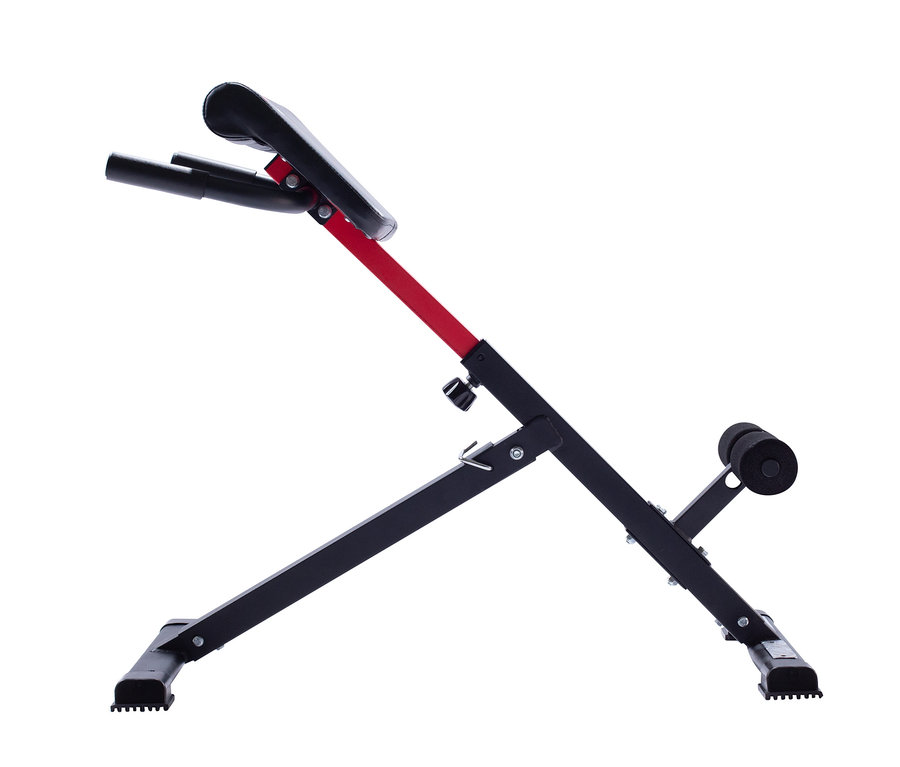 Schwarz-roter Christopeit Bauch- und Rückentrainer »AB 1000«.