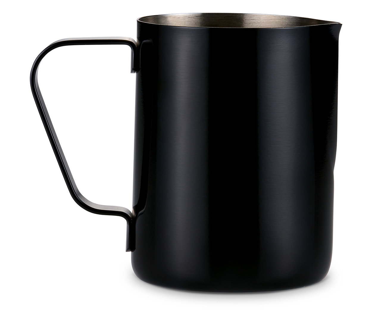 Schwarzes Milchkännchen, 300 ml, mit Griff.