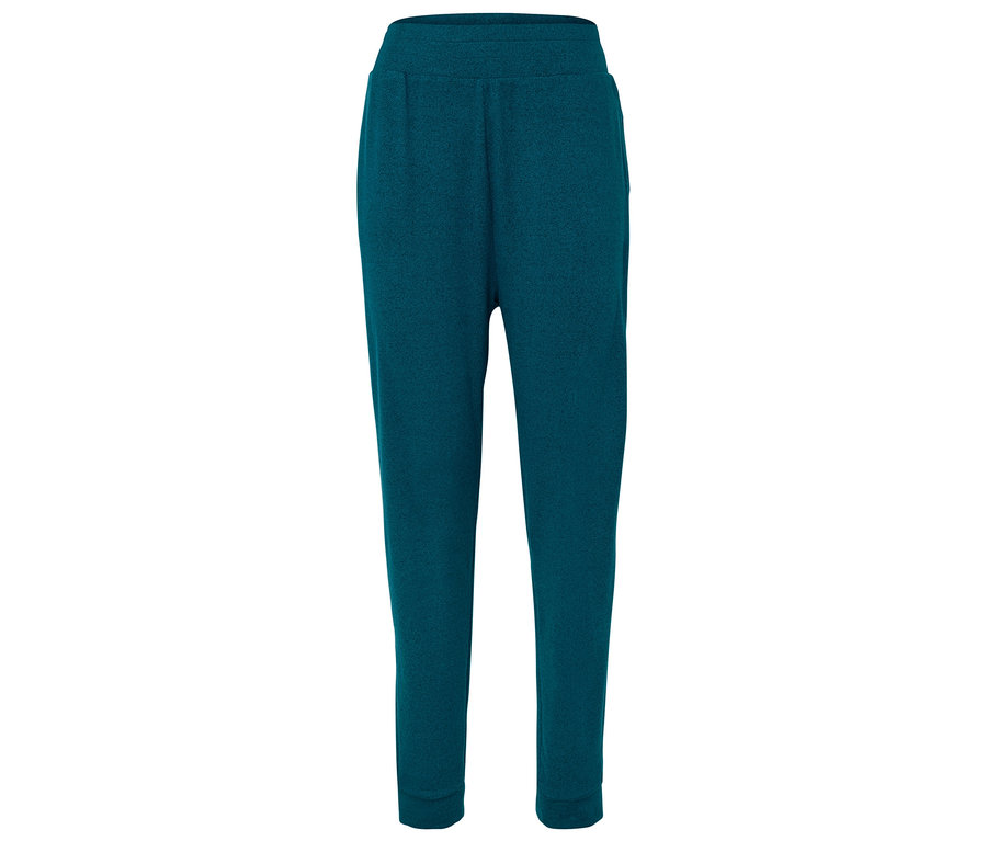Türkisblaue Jogginghose mit elastischem Bund.