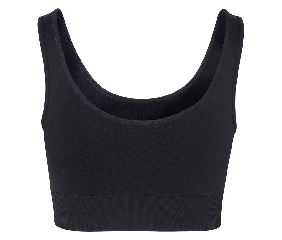 Schwarzer Sport-BH.