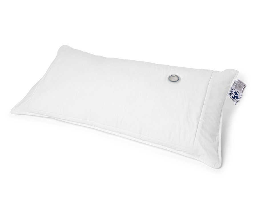 Weisses irisette® Wasserkissen auf weissem Hintergrund.