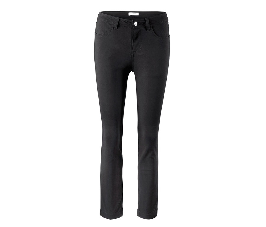 Schwarze Thermo-Bengalin-Hose.