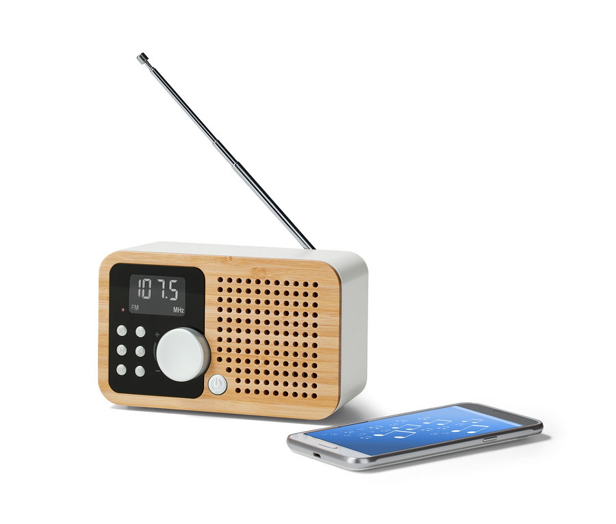 FM-Kompaktradio Bambus