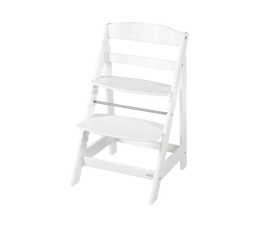 Weißer roba Treppenhochstuhl »Sit Up Flex«.