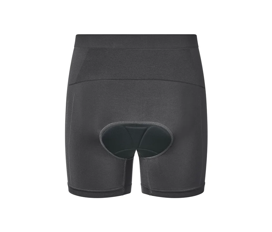 Schwarze Radunterhose.