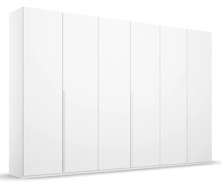 Weißer, 6-türiger rauch Kleiderschrank »Purisma«.
