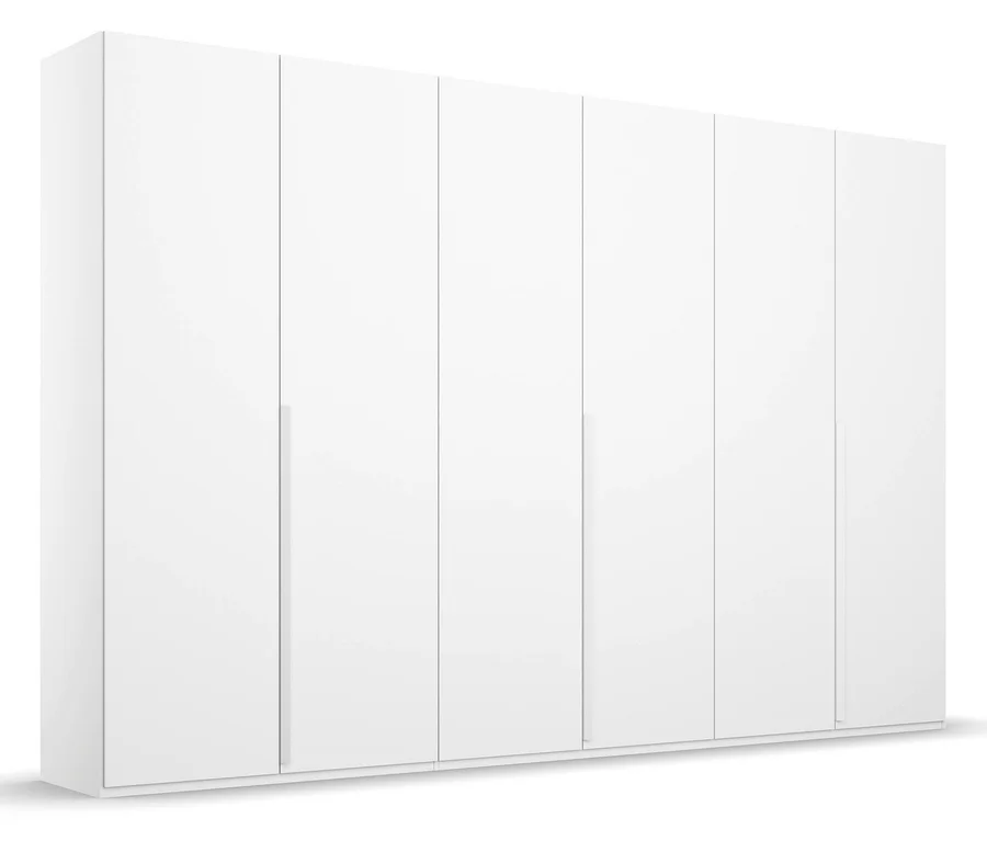 Weißer, 6-türiger rauch Kleiderschrank »Purisma«.