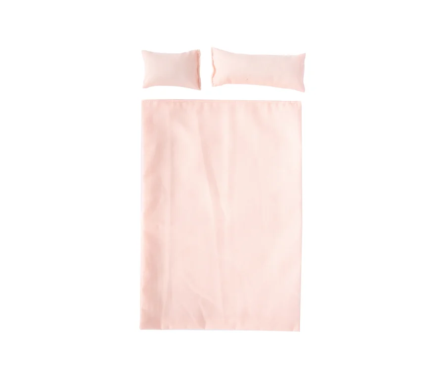 Bettwäsche-Set in Rosa für das small foot Puppenhaus »Traumvilla XL«.