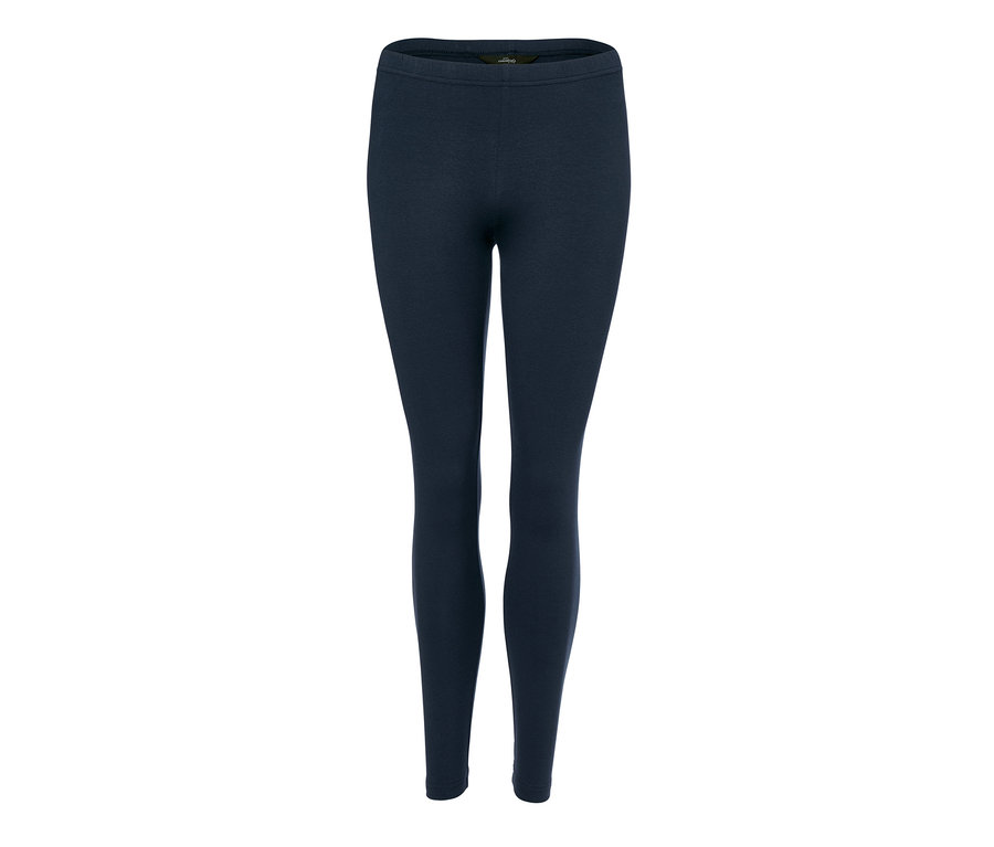 Dunkelblaue Leggings der Wendepyjama mit Leggings.