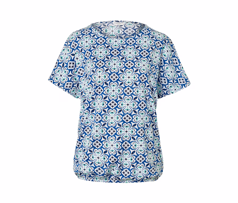 Blusenshirt mit Alloverprint.