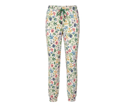 Blumige Pyjamahose.
