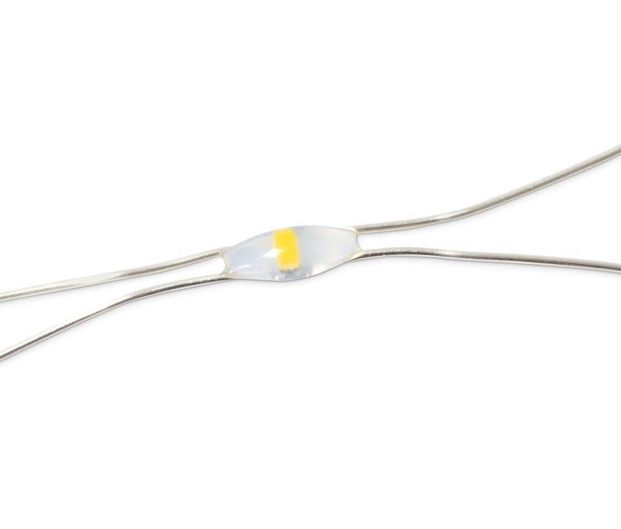 Detail einer LED-Micro-Lichterkette »Tropfen«.